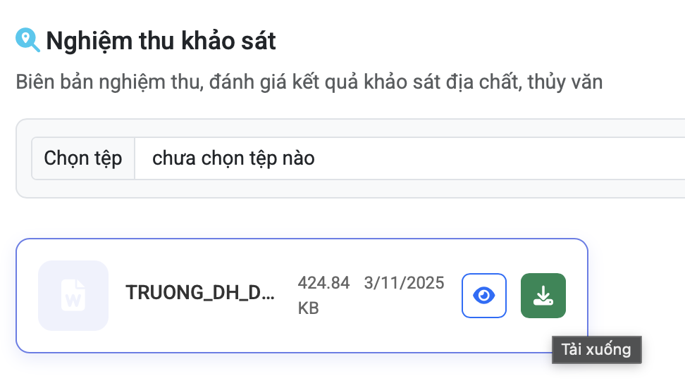Screenshot tải file về máy tính